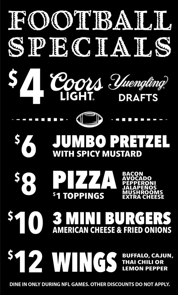 Best bar to watch football in Clifton with wings and beer